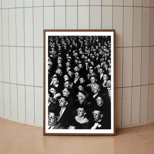 Vintage Cinema Print, Opening Night Screening, Vintage Photography Prints, Modern Decor Black White Wall Art