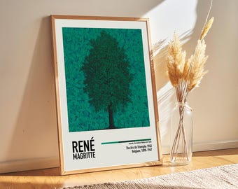 ルネ・マグリット、オリジナル展覧会美術館ポスター - Etsy 日本