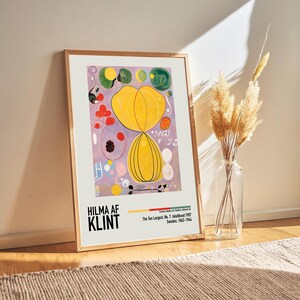 Hilma Af Klint - The Ten Largest, No. 7, Adulthood 1907 - Hilma Klint Paintings Poster Prints, Modern Home Decor, Abstract Exhibition Prints