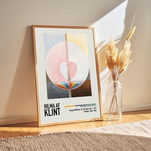 Hilma Af Klint - Group IX/UW, No. 25, The Dove, No. 1, 1915 -Hilma Klint Painting Poster Print, Modern Home Decor, Abstract Exhibition Print