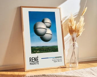 Rene Magritte 'the Voice of Space' Vintage Art Print - Etsy
