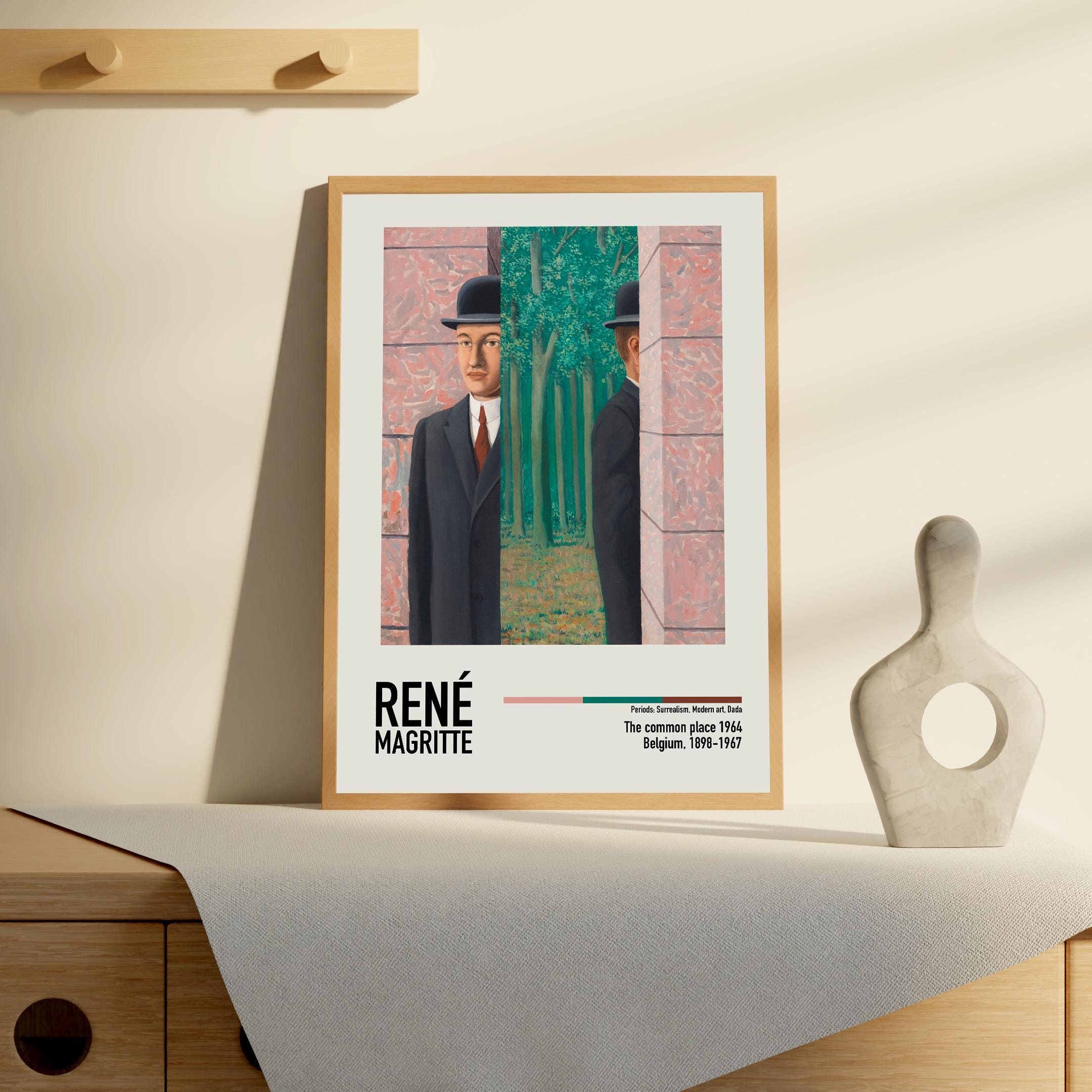 Rene Magritte 'the Common Place' Vintage Art Print - Etsy