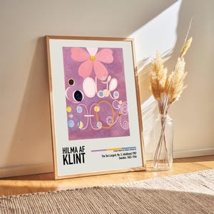 Hilma Af Klint - The Ten Largest, No. 5, Adulthood 1907 - Hilma Klint Paintings Poster Prints, Modern Home Decor, Abstract Exhibition Prints