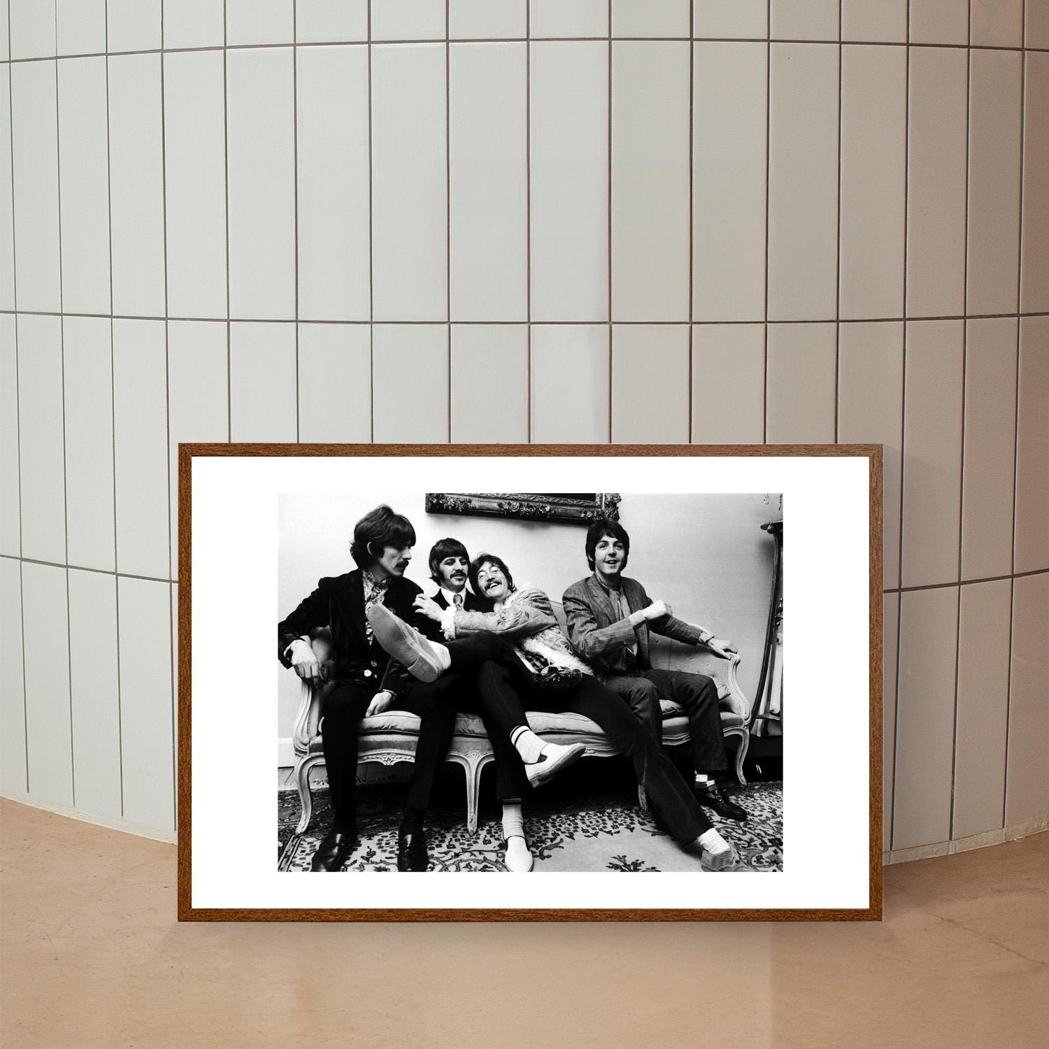 The beatles black and white photo - Etsy 日本