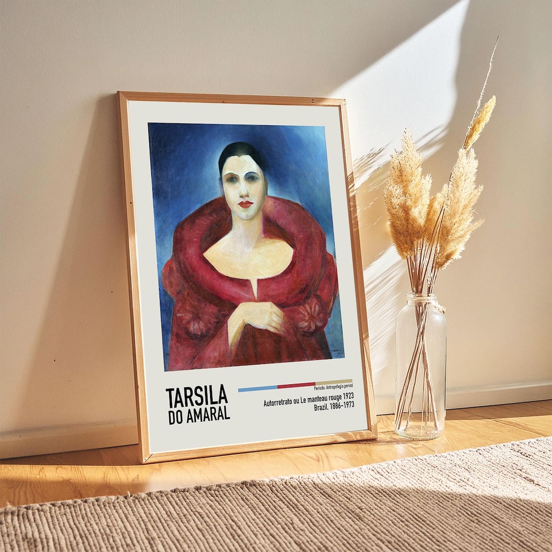 Tarsila Do Amaral - Autorretrato Ou Le Manteau Rouge 1923 - Tarsila ...