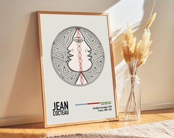 Jean Cocteau Ascelpios Print: Vintage Wall Art Poster
