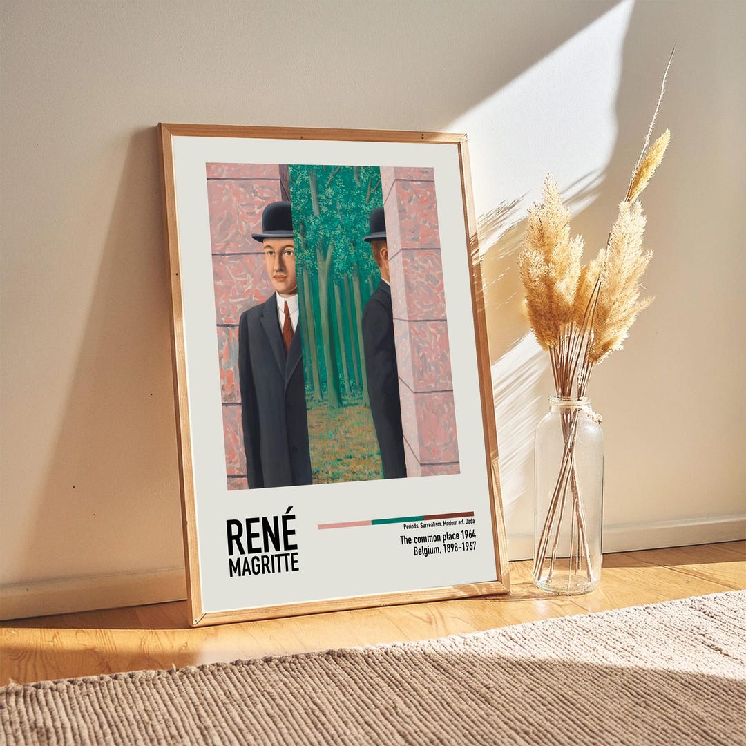 Rene Magritte 'the Common Place' Vintage Art Print - Etsy