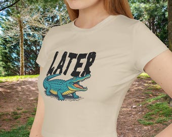 Später Gator Png, lustiger Alligator Png, sarkastischer Spruch Png, später Alligator, Florida PNG, lustiges Geschenk für sie, lustiger Sarkasmus Png, Krokodil Png
