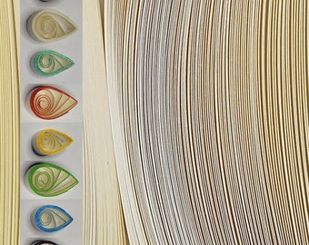 3mm Quilling Paper Cream