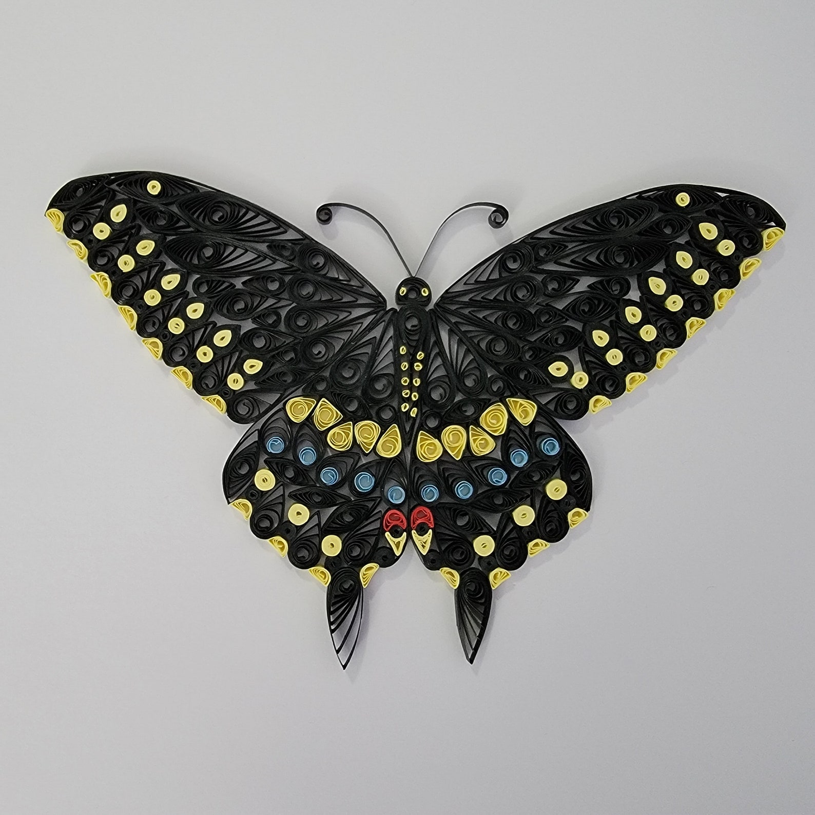 Quilled Eastern Black Swallowtail Butterfly Pattern - Etsy