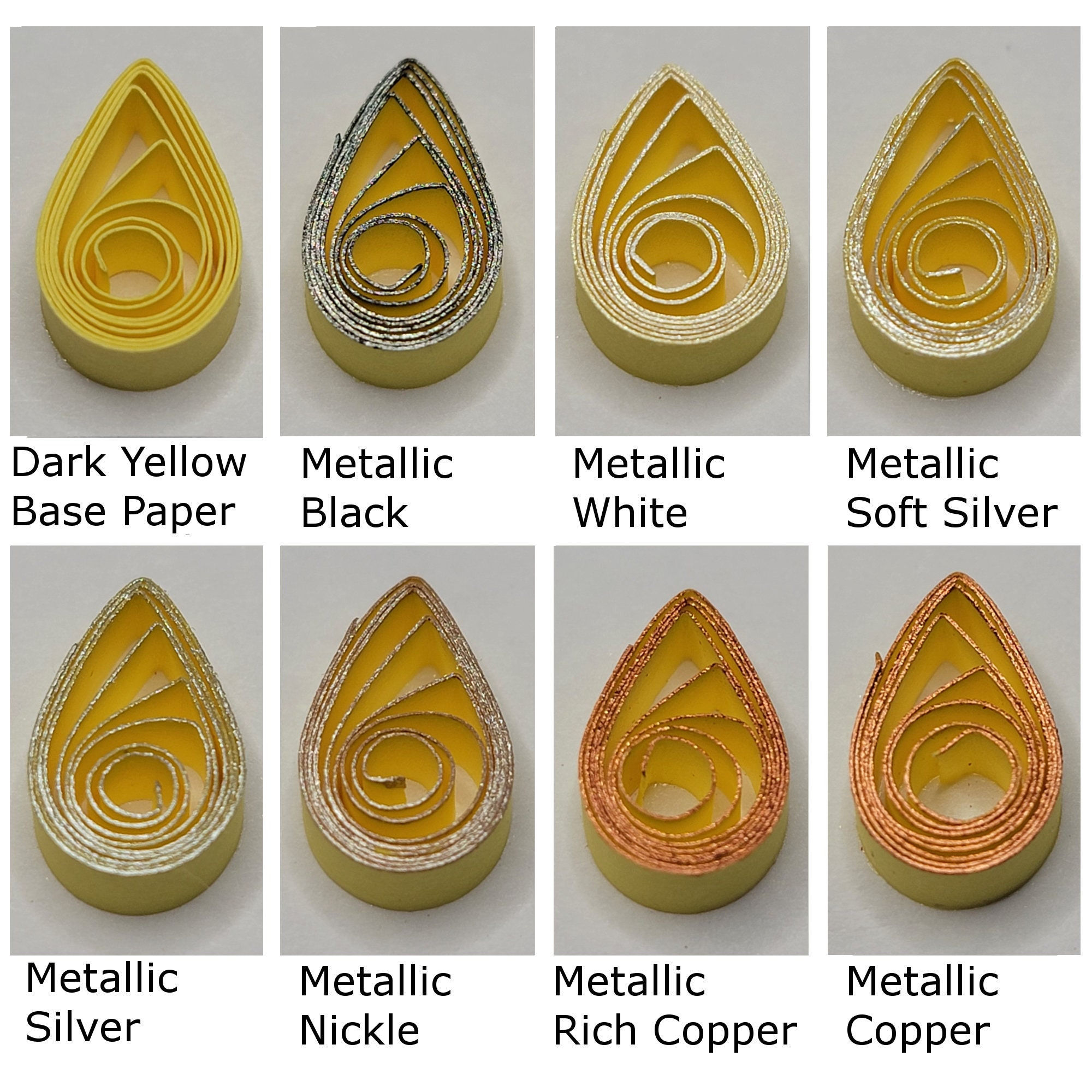 5mm Quilling Paper Dark Yellow Etsy