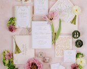 Wedding Invitation Suite Template Garden Inspired Classic Download Editable Canva