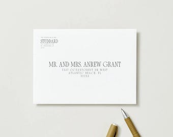 Downloadable Canva File Wedding Template Envelope Address Made Easy