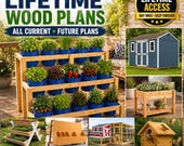Woodworking Plans Bundle Lifetime Access DIY Furniture Backyard Projects Easy to Build Wood Plans