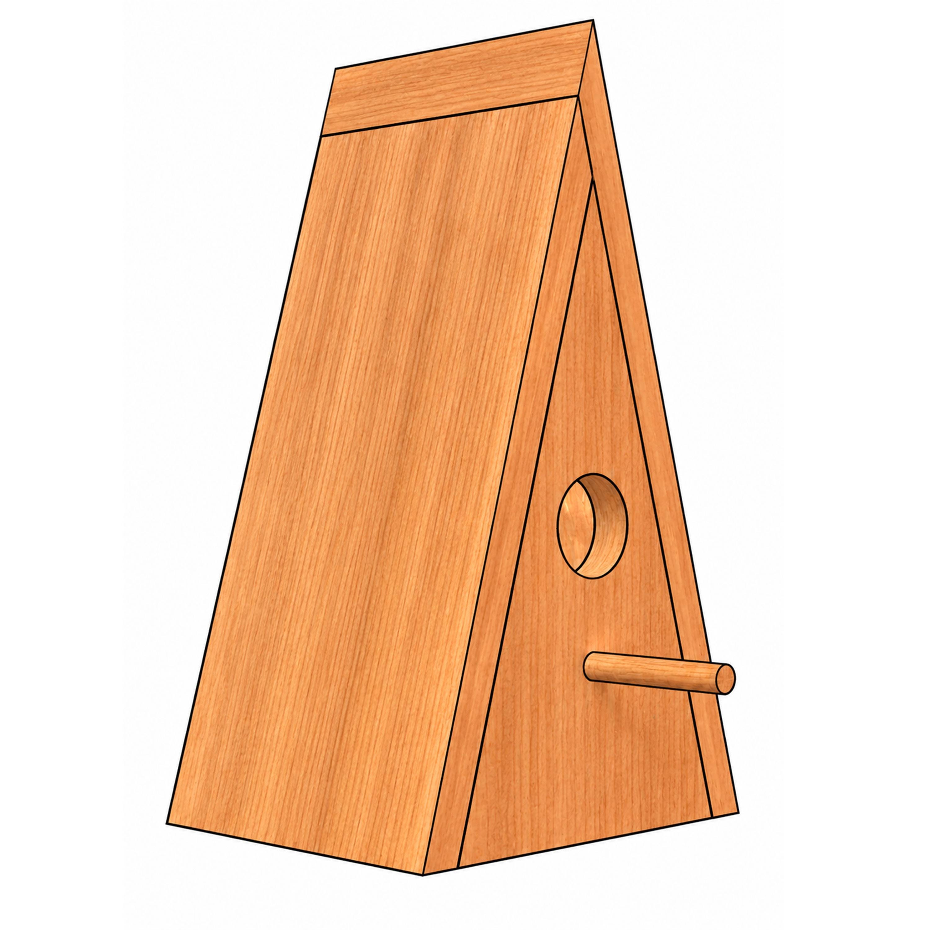 Birdhouse Plans PDF | Cedar A-frame DIY Woodworking Project - Etsy