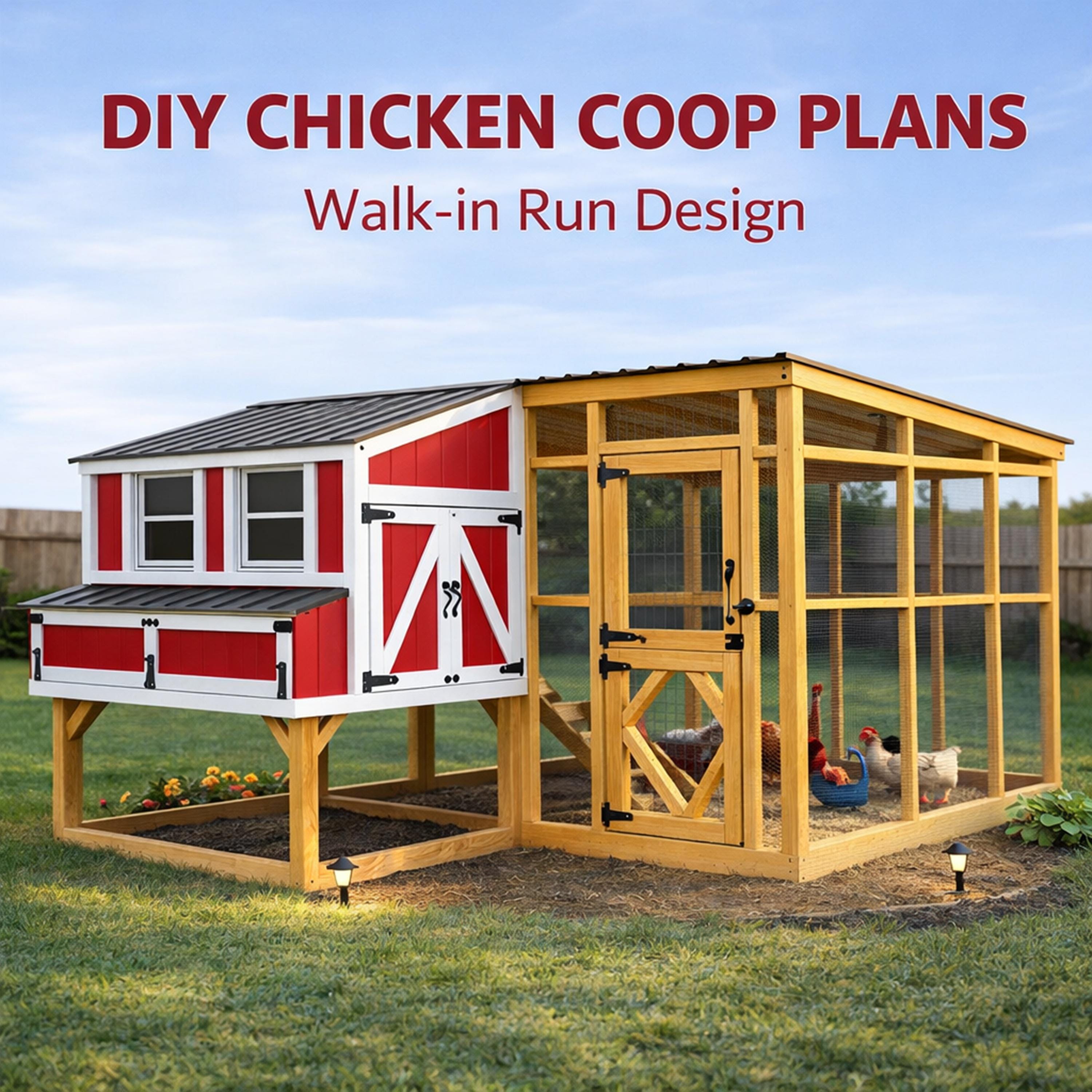 Large Chicken Run Design