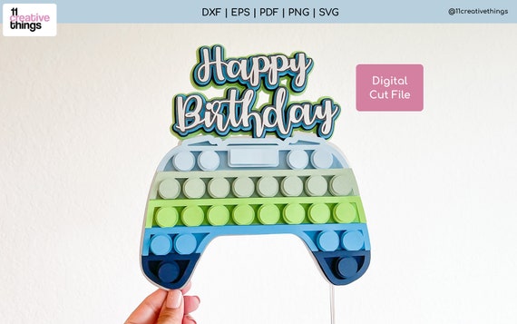 Video Game Controller Pop It Fidget Toy 