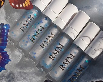 BTS Inspired Lip Gloss &quot;Butterfly&quot; (Blue Version)