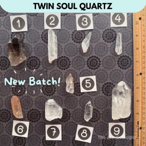 Tvillingsjälskvarts | Tvillingflammkvarts | Tvillingkvarts | Själsfrändekvarts