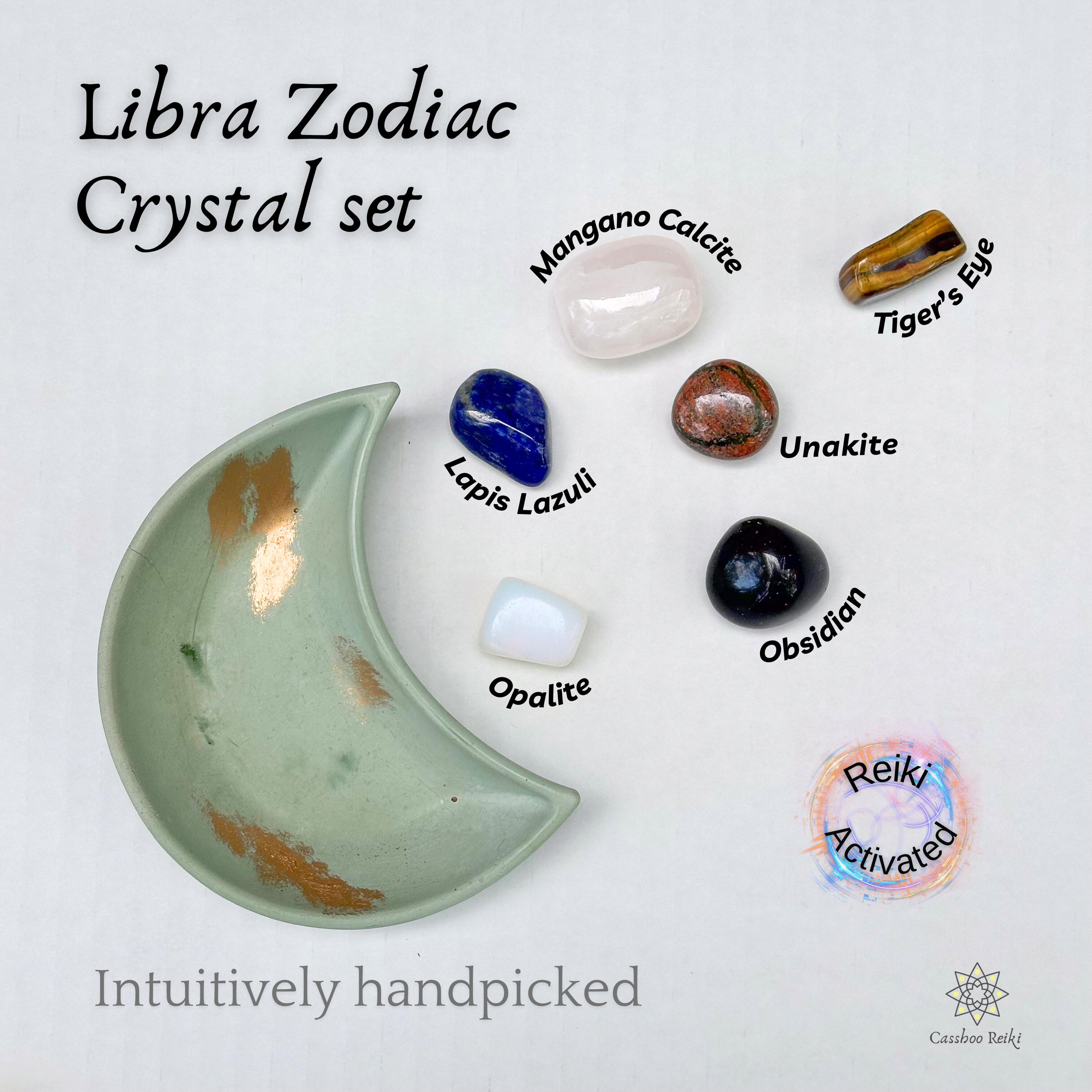 Crystal Set Crystals For Libra Season Libra Gemstone Kit Zodiac