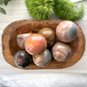 Polychrome Jaspis Kugel | Steinkugel | Bergkristall Kugel | Kristall Dekor