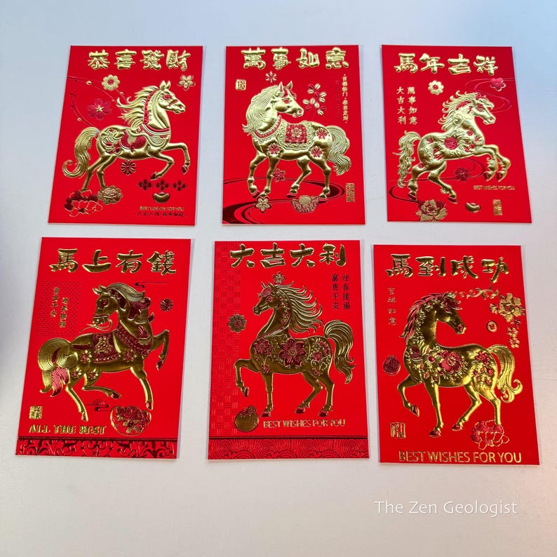 2026 Lunar Year of the Fire Horse, Crystal Set | 2026 Chinese New Year Gift image 6