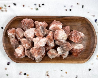 Red Calcite. Rough.