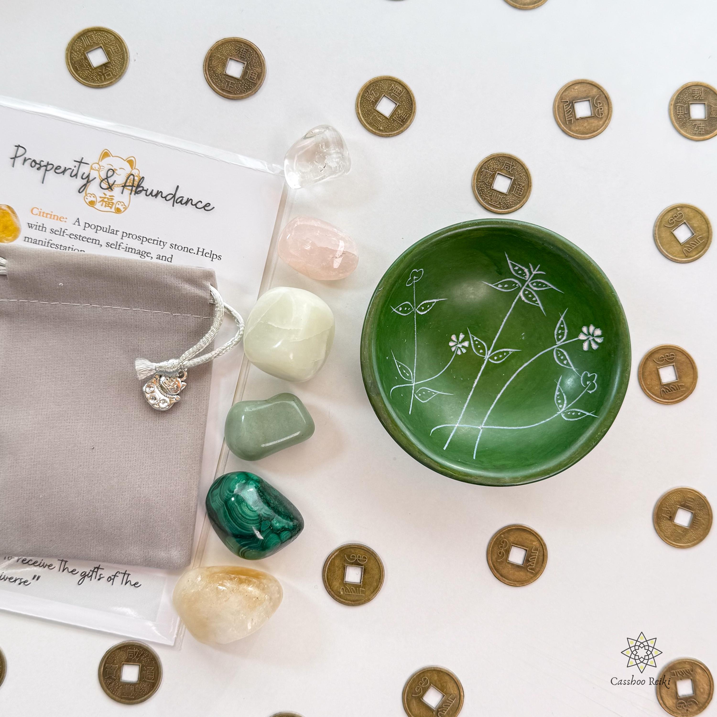 Abundance & Prosperity Crystal Set | Self Care Crystals | Feng Shui ...