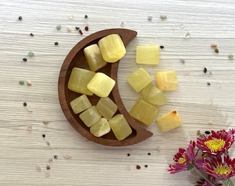 Lemon Calcite, Tumbled | Yellow Calcite