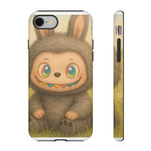 Cute Labubu ID Phone Case, Adorable Tough Case for Kids, Gift for Tweens, Fun Protection Cover, Unique Design for Any Occasion
