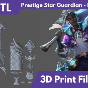 Prestige Star Guardian Ekko Cosplay 3D print files - League of Legends