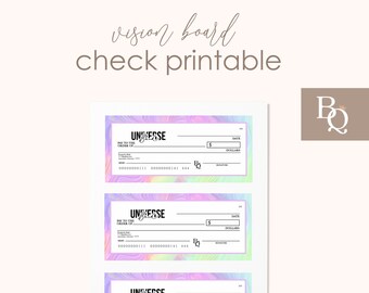 Manifestation Checks, Law of Attraction Checks, Law of Abundance Checks ...