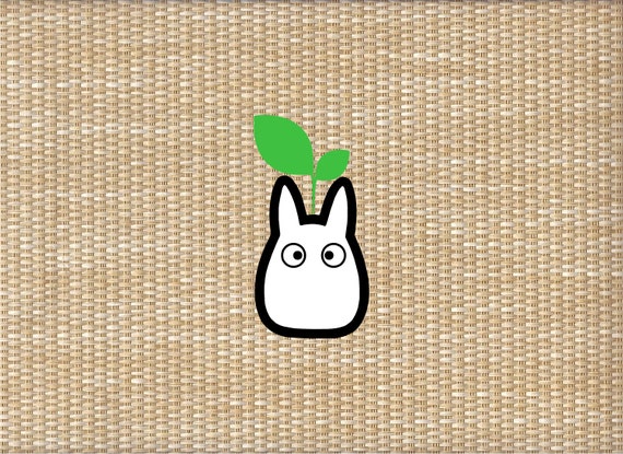 My Neighbor Totoro Chibi Totoro Vinyl Decal Etsy