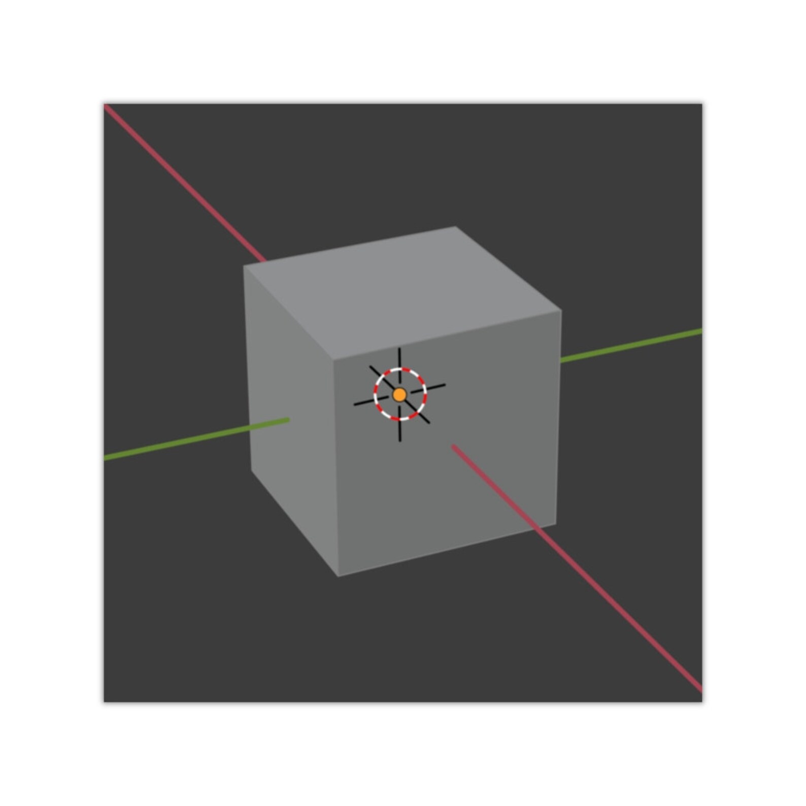 Blender Default Cube Square Vinyl Sticker Etsy