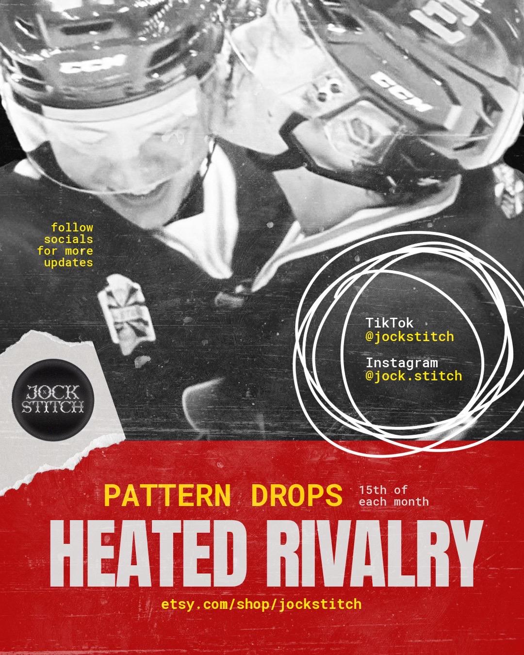 Heated Rivalry Cross Stitch PDF Pattern - Etsy