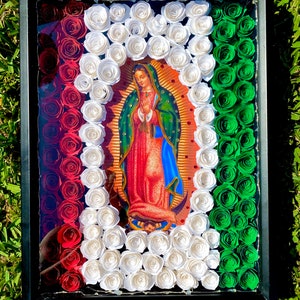 Virgin de Guadalupe shadow box