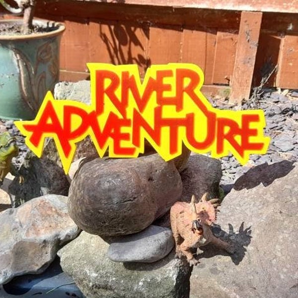 Jurassic Park River Adventure Sign