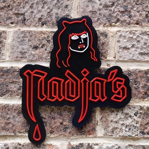 Nadja&#39;s nightclub sign, WWDITS Wall Decor, Disney Lover Gift, Home Decoration, Theme Park Memorabilia