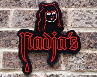 Nadja's night club sign inspired by WWDITS