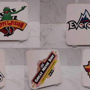 Disney collection ride inspired coaster/s