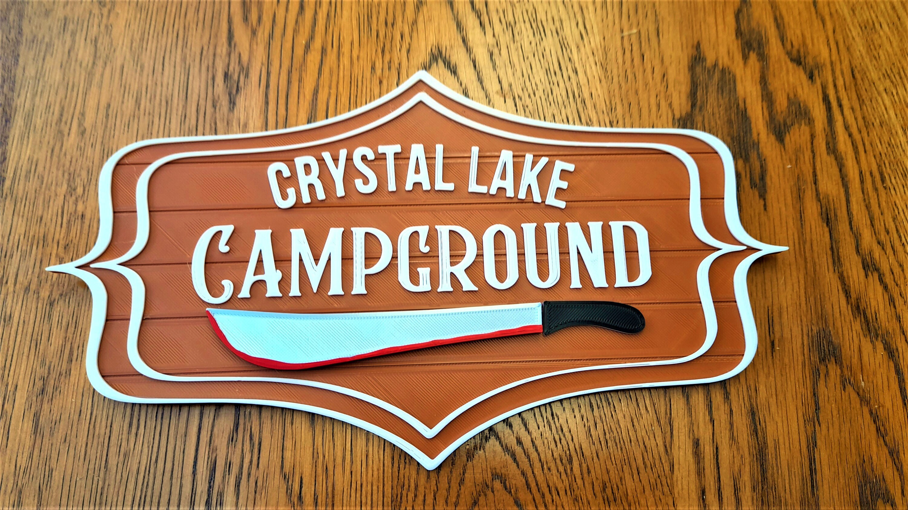 Printable Camp Crystal Lake Sign
