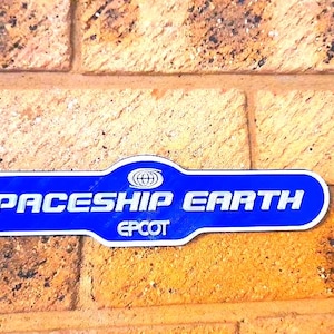 Spaceship Earth Plaque: Epcot Inspired Wall Decor
