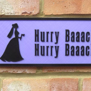 Disney&#39;s Haunted Mansion plaque inspired by the ride at the Magic Kingdom, unique high quality sign made to order, Home Wall Art Decor