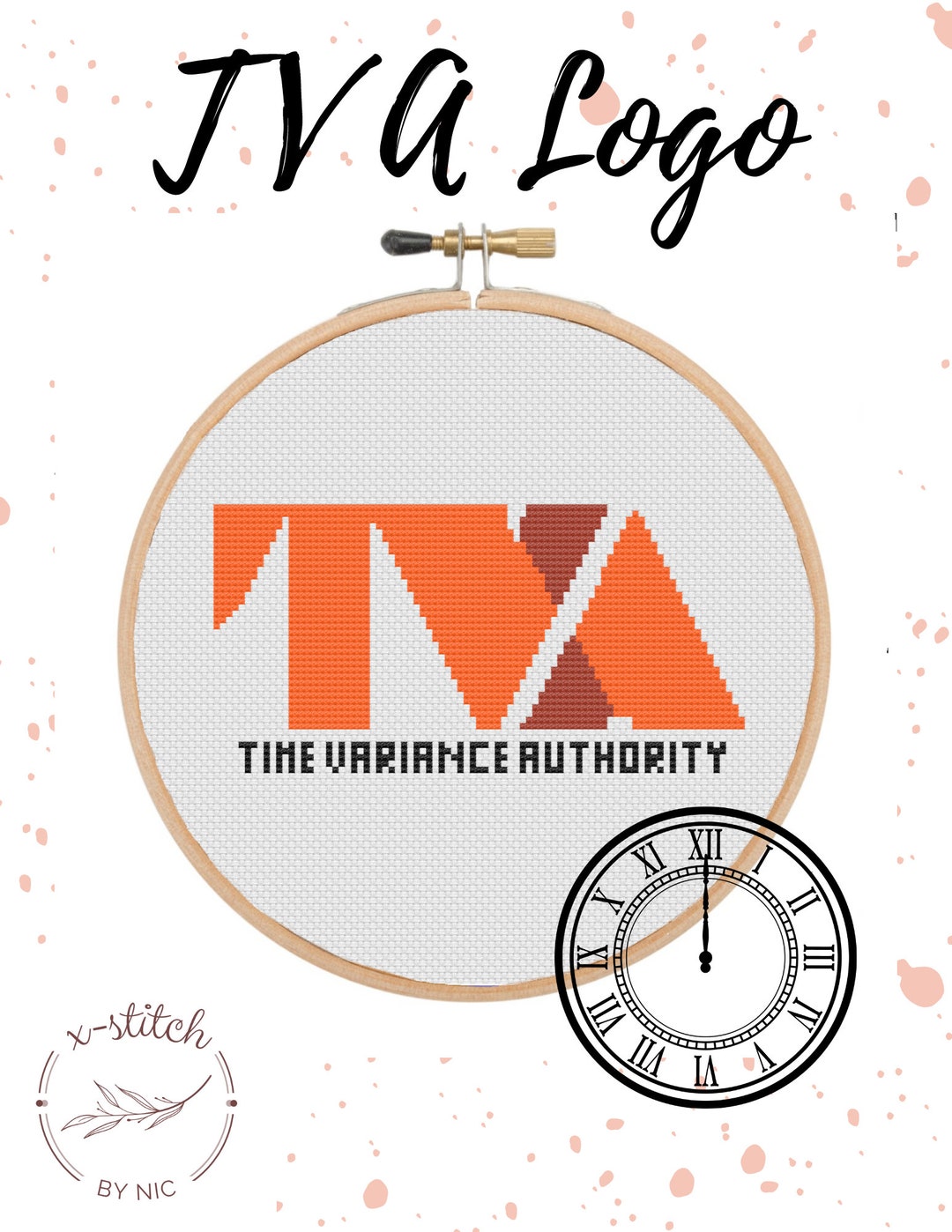 Tva Patterns Cross-stitch Pattern - TVA Logo - Etsy
