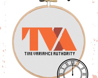 Kreuzstichmuster - TVA Logo