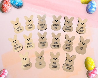 Easter Egg Tokens, Set of 16, Easter Basket Stuffers, Egg Hunt Prizes and Rewards, Custom Easter Tokens