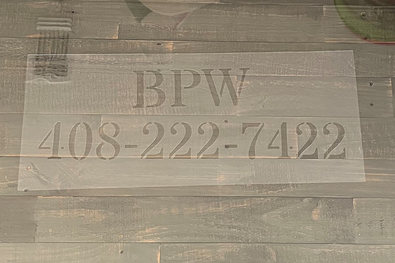 Large Custom Stencils Reusable custom Text Stencils up to 5 Lines 4