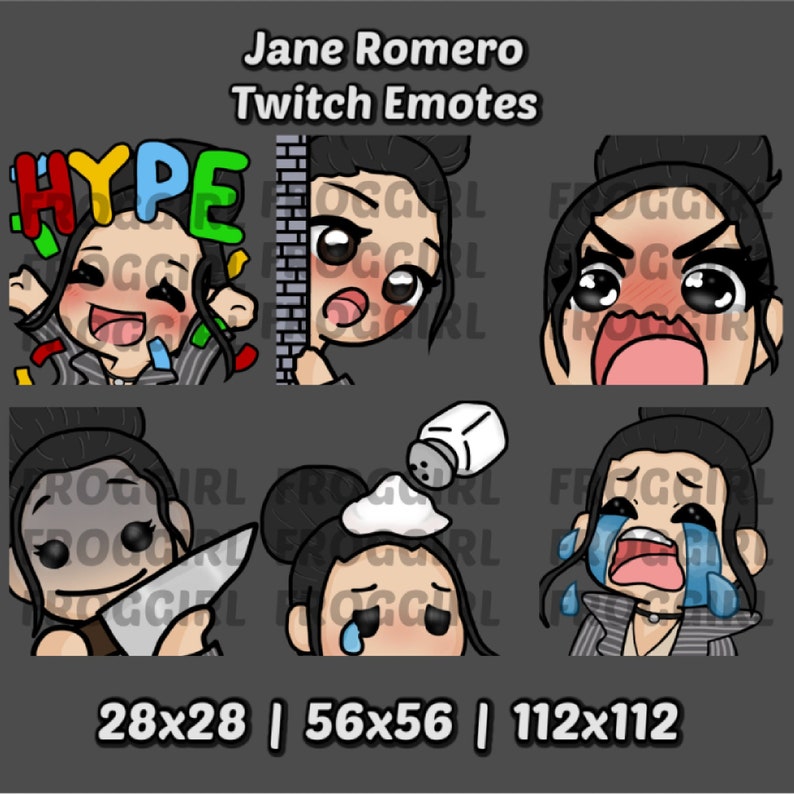 Dead by Daylight | Jane Romero Twitch Emotes | Dead by Daylight Emotes ...