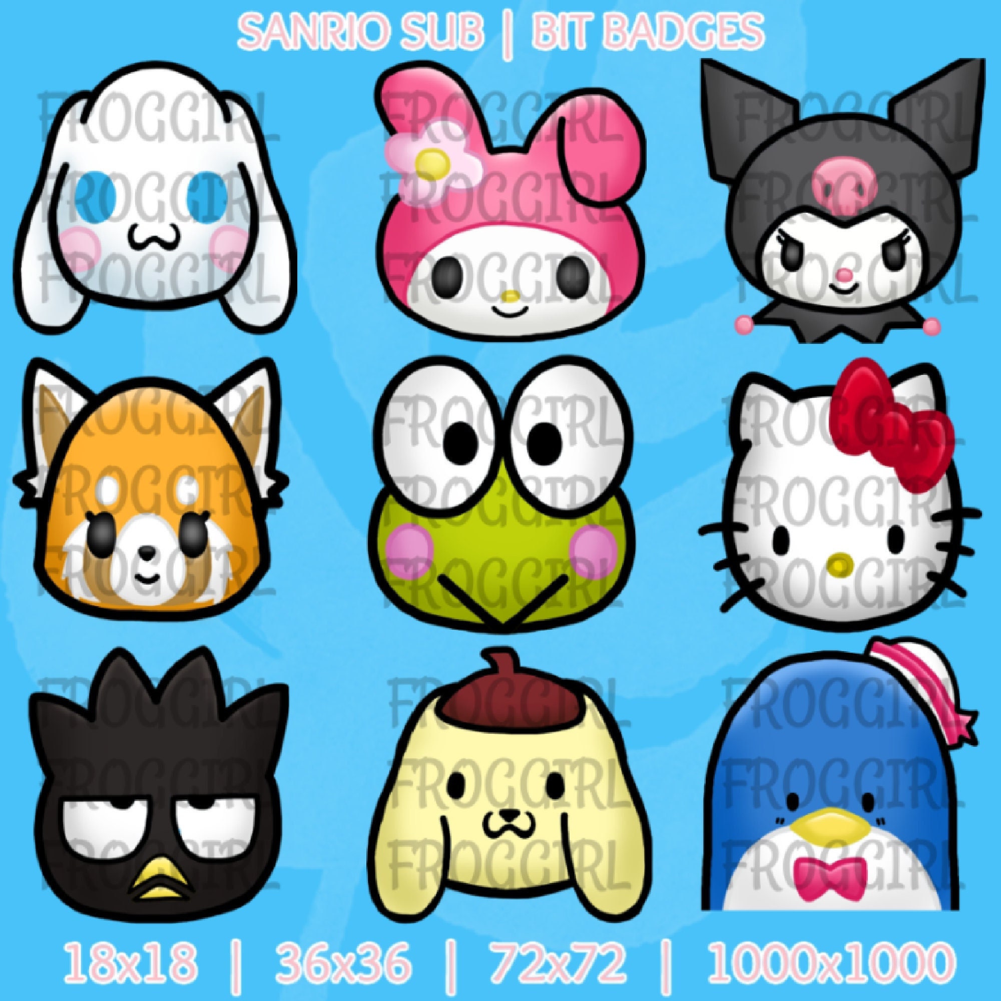 9x Cute Kawaii Sub Badges Bit Badges Twitch Aesthetic - Etsy Denmark 9x Cute Kawaii Sub Badges Bit Badges Twitch Aesthetic - Etsy Denmark