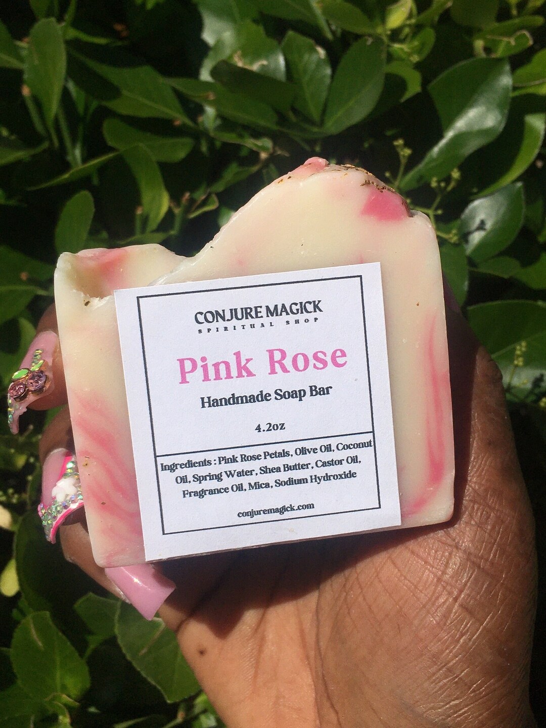 Pink Rose Handmade Soap - Etsy